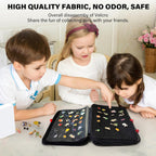 Enamel Pin Display Bag EVA Hard Shell Pin Trading Book, 18 Page Collectible Pin Board, Pin Display Case for Collectors, Suitable for Storing Enamel Pins, Sports Pins, Earrings and Brooches