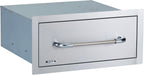 Bull Outdoor Products 09980 Large Stainless Steel Outdoor Kitchen Single Drawer – 304 Commercial Grade, Fits Under Power Burner, Rust Resistant, Heavy Duty Storage, No Assembly Required