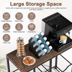 Klvied 2-Tier Water Jug Rack, 5 Gal, Wood Top | Heavy duty steel, wooden top shelf, for kitchen, break room, office, holds 5 gal bottles
