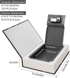 Real Paper Transfer Book Safe, Hollow with Secret Hidden Compartment, Combination Lock, 8.7"×6"×2" (Pride and Prejudice-Combination)