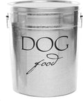 Harry Barker Pet Food Storage Collection, Classic Silver Food Storage - Medium