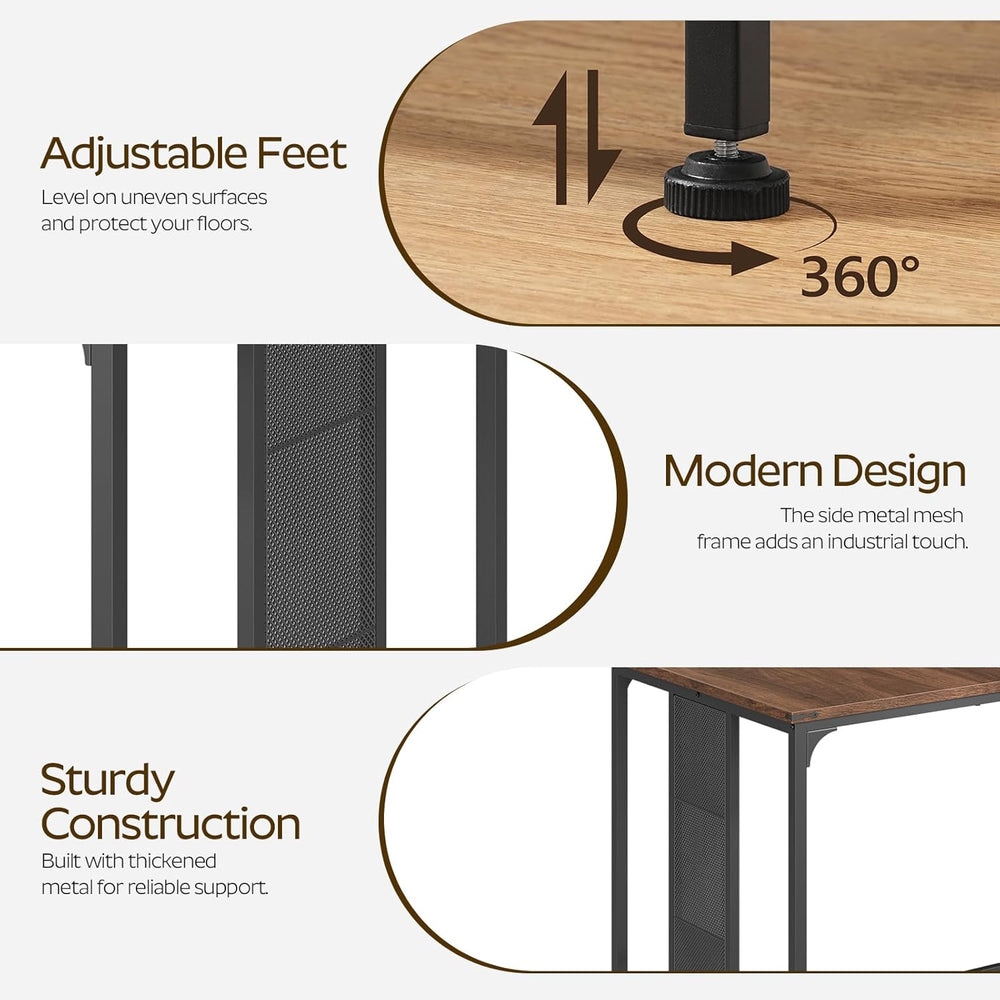 YATINEY Dining Table for 6-8, 63" Large Kitchen Table, Industrial Dining...