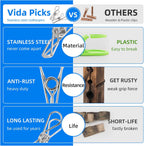 40 Pack Wire Clothes Pins Heavy Duty Outdoor, Stainless Steel ClothesPins for Hanging Clothes, Metal Clothes Pegs, Clothing Clips, Laundry Pins 2.0mm Diameter 6cm Long