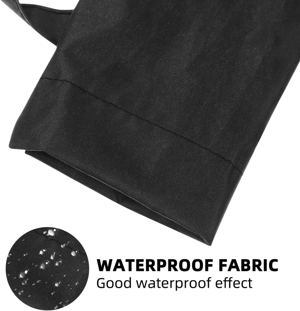 Alipis Waterproof Umbrella Cover Bag 2-Pack Folding Umbrella Storage Pouch with Shoulder Strap Lightweight Carrying Case for Travel Daily Commute Bus Subway Office