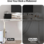 YECAYE 157in Cable Management, Cord Organizer,Easy Install Self-Adhesive Cable Organizer,Cord Management, Desk Wire Holder for Office Organization,Child and Pet Proofing, Beige