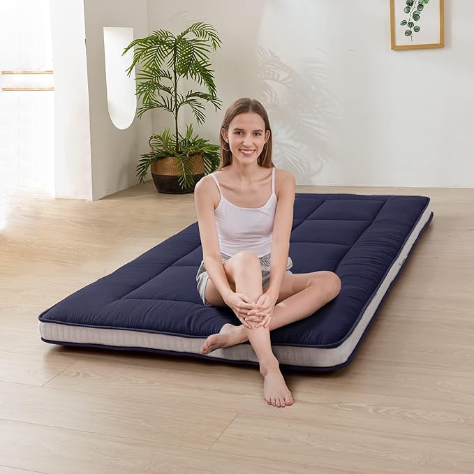 MAXYOYO Japanese Floor Mattress Futon Mattress Twin Bed Mattress, Single Matt...