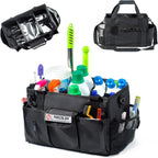Cleaning Caddy for Cleaning Suppliers Organizer with Pockets for House Cleaning Essentials, Cleaning Organizer, Wearable Cleaing Bag Tote, Storage Caddy for Housekeeping