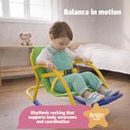 Bright Autism Sensory Rocking Chair for Kids (3–8 Years) – Indoor & Outdoor Kids Little Rocking Chair for Autism & ADHD | Unlocks Focus, Balance & Creativity | Bedroom, Playroom & Classroom