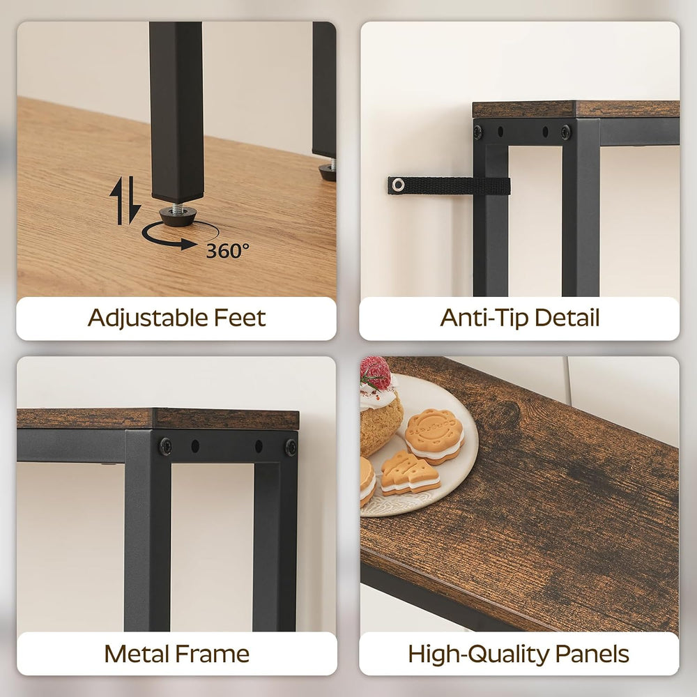 YATINEY Narrow Console Table with Outlets, 70.9" Sofa Table Narrow Long,...