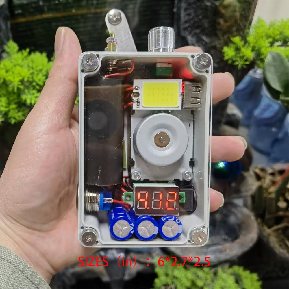 Gikfun Hand Crank Generator, Portable Emergency USB Charger with COB Light an...