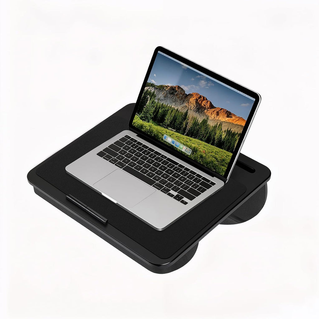 Jotsome Leather Desk Pad Mat, Non-Slip Desk Blotter Pad - Desk Protector for Office, Home, Lap Desk, Laptop, and Desktop, Gift for The Holidays or Christmas (Black, 17" x 12")