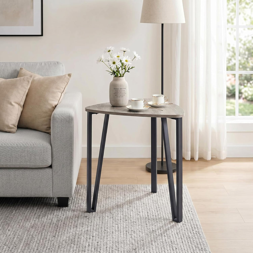 Nesting Coffee Tables Set of 3,Rustic Industrial Triangle Side End Table for ...