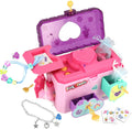 Secret Jewellery Box with Voice Message Recorder, Jewellery Box for girls with secret compartments containing jewellery to make. Gifts for girls age 5+ | Children’s Beauty Accessories with Cute Carry Case & Voice Recorder – Unlock 25+ Surprises, Charm