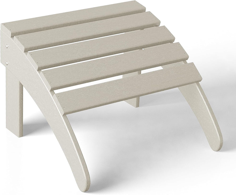 Costaelm Adirondack Chair Footrest Foldable Ottoman, Folding Ottoman Outdoor ...