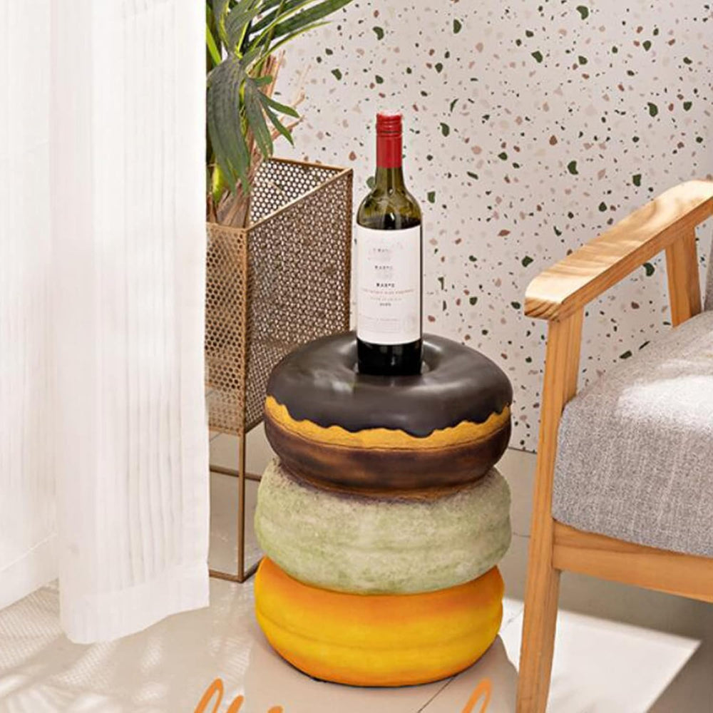 Food Shoe Changing Stool, Simulated Food Stool Comfortable Retro for Home (Co...