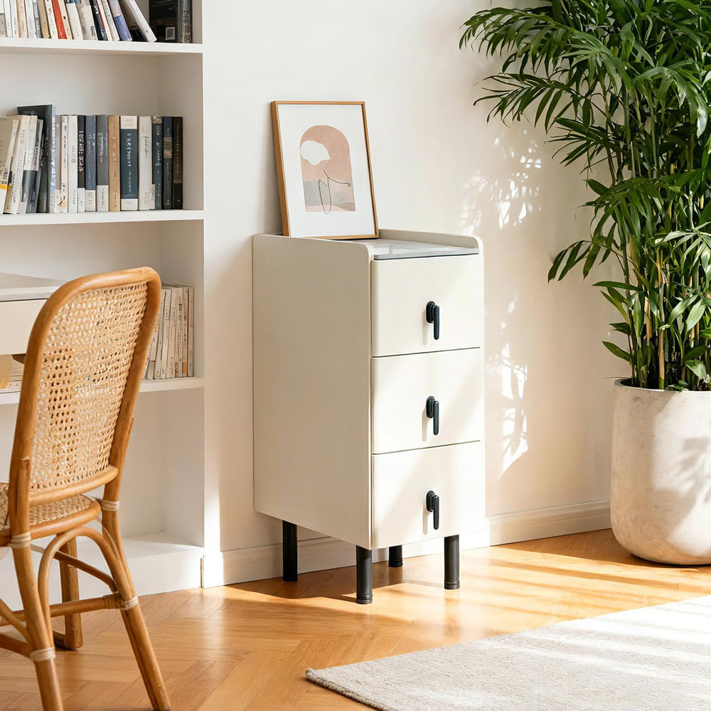 Homcosan Night Stand Small Size 9.84", Modern Minimalist Bedside Table w...