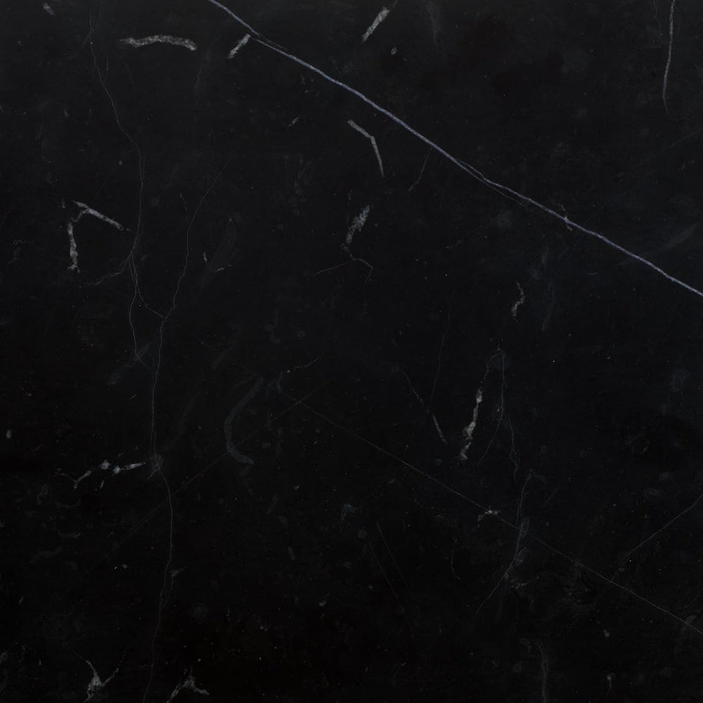SAFAVIEH Couture Collection Jessa Brass Base & Black Marble Top Square En...