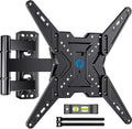 Pipishell TV Wall Mount for Most 26 32 50 55-60 inch TVs, Full Motion TV Mount with Swivel, Tilt & Extension, Single Stud Wall Mount Bracket Holds up to 77 lbs, Max VESA 400x400mm, PIMF11