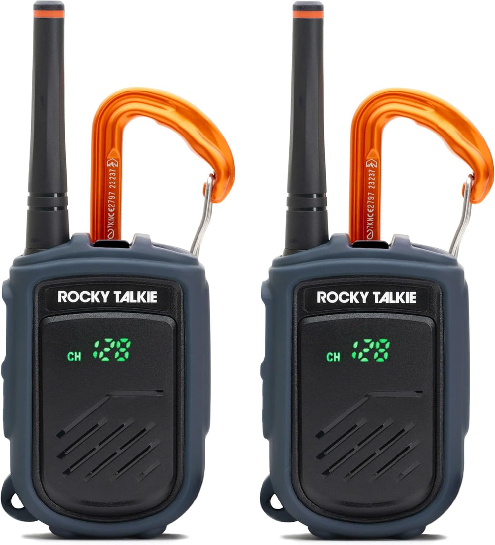 Mountain Radio - Long Range Walkie Talkie, FRS Handheld Radio, 4 Day Battery ...