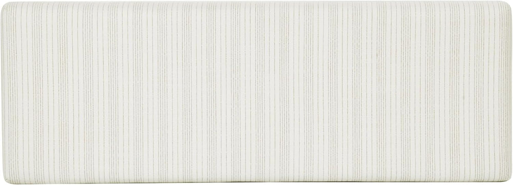 HomePop 47.5" Oslo Bench - Marigold Pinstripe Fabric
