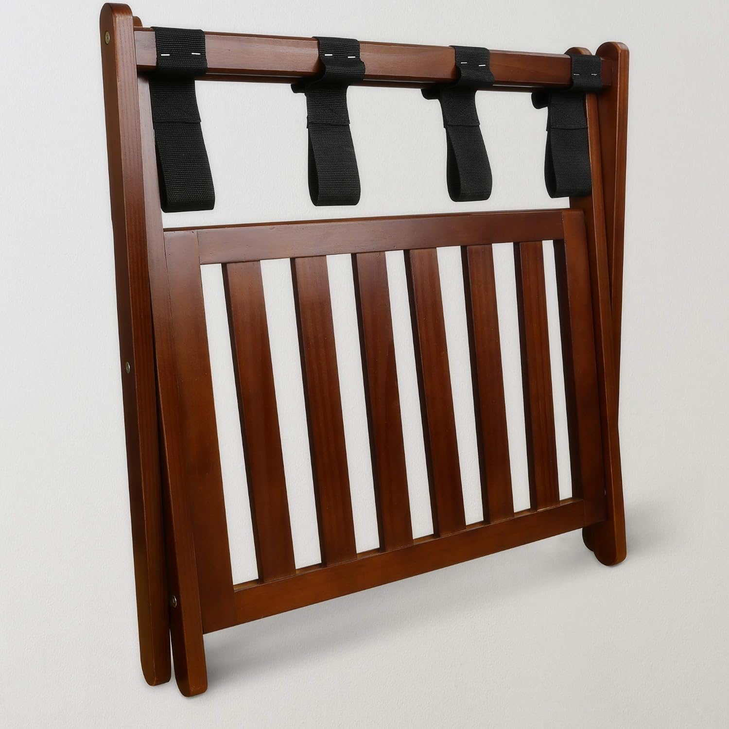 Casual Home Luggage Rack, Walnut (New)