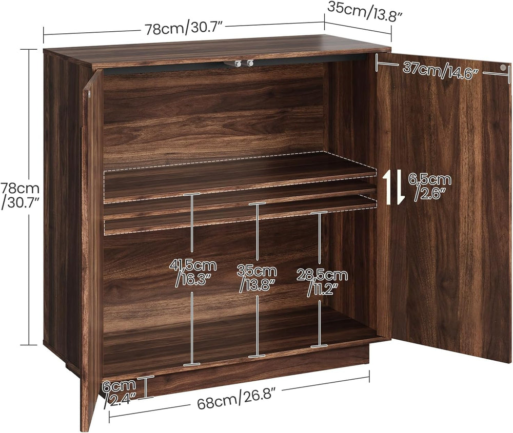 CHOEZON Buffet Cabinet, Sideboard Buffet Cabinet with Storage, Coffee Bar Cab...