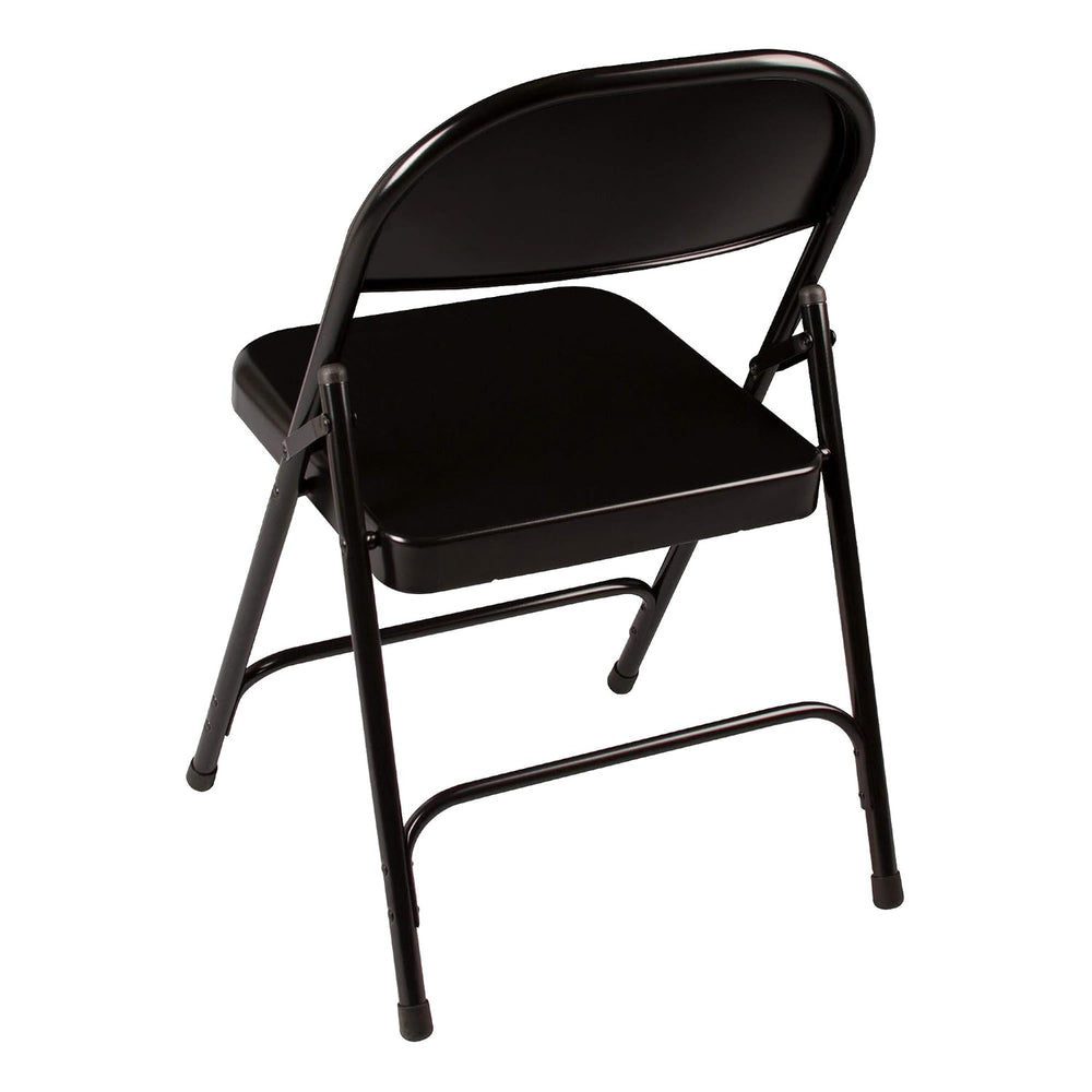 Norwood Commercial Furniture NOR-SRO592-BK-SO 6600 Series Steel Folding Chair...