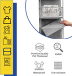 6-Tier Over The Door Hanging Organizer - Multi-Purpose Closet Storage Shelf for Bathroom, Bedroom, Nursery, Pantry(Grey)