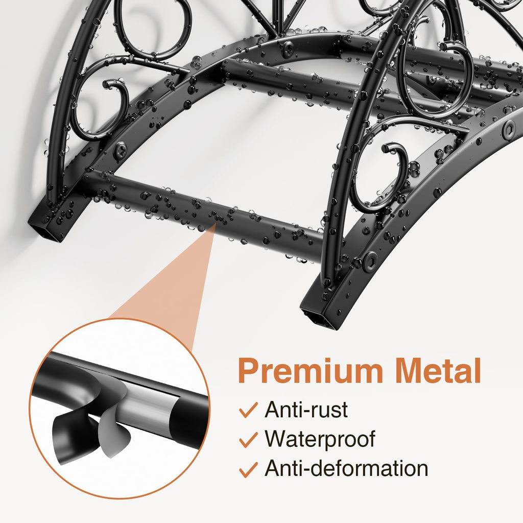 Wall Mounted Hose Holder - Metal Water Hose Holder - Hose Hanger Hose Hook for Water Hose Extension Cords Vacuum Hose.