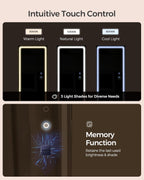 SONGMICS LED Mirror Jewelry Cabinet Armoire, Wall or Door Mounted Jewelry Storage Organizer, Hanging Lockable Frameless Mirror Cabinet with 2 Plastic Cosmetic Organizers, Christmas Gift Idea, White