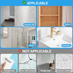 Large Adhesive Hooks for Hanging Heavy Duty Wall Hooks Self Adhesive Towel Coat Hooks Waterproof Transparent Hook for Bathroom Shower Kitchen Keys Door Outdoor Home Improvement Utility Hook 8 Pack