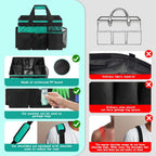 Wearable Cleaning Caddy Bag,WithDetachable Divider cleaning bags for housekeepers, With Adjustable Shoulder Strap for Cleaners & Housekeeper