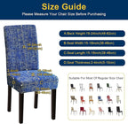 Chair Covers, Stretch Kitchen Chair Covers/Dining Chair Covers for Dining Room 8 Pack, Removable Washable Dining Chair Slipcovers for Home, Hotel, Banquet