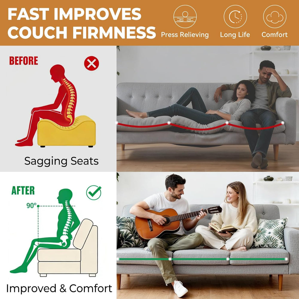 Heavy Duty Couch Cushion Support Board for Sagging Sofa, 24''x72'...