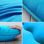 MAXYOYO Japanese Floor Mattress Futon Mattress, 4" Thicken Tatami Mat Sleeping Pad Foldable Roll Up Mat Boys Girls Dormitory Pad Kids Floor Lounger Pillow Bed, Charcoal Grey, Queen Size
