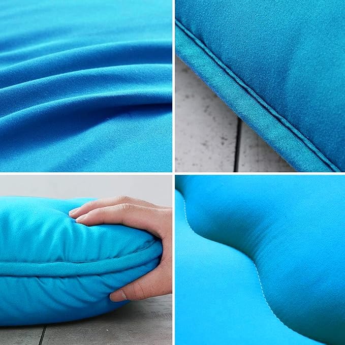 MAXYOYO Japanese Floor Mattress Futon Mattress, 4" Thicken Tatami Mat Sleeping Pad Foldable Roll Up Mat Boys Girls Dormitory Pad Kids Floor Lounger Pillow Bed, Charcoal Grey, Queen Size
