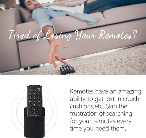 4 Pcs Remote Control Holder Wall Mount, TV Controller Holder, Self Adhesive Remote Holder, Wall Pen Holder Storage Accessories for Home Office School (Black)