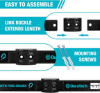 DURATECH 4 Pack 12" Magnetic Tool Holder Strip, Heavy Duty Magnetic Tool Bar, Magnetic Space Saving Tool Organizer with Mounting Screws for Garage, Workshop, Kitchen