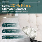 Bme 40" Ergonomic Wicker Papasan Chair with Soft Thick Density Fabric Cushion, High Capacity Steel Frame, 360 Degree Swivel for Living, Bedroom, Reading Room, Lounge