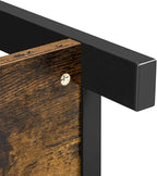Yaheetech TV Stand for TV up to 45 inch, Entertainment Center with Drawer, Media Console Table with Storage Shelves, for Living Room, Metal Frame, Rustic Brown