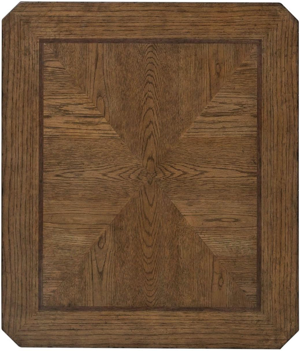 Liberty Furniture Carolina Park End Table for Living Room - Amber Brown Oak