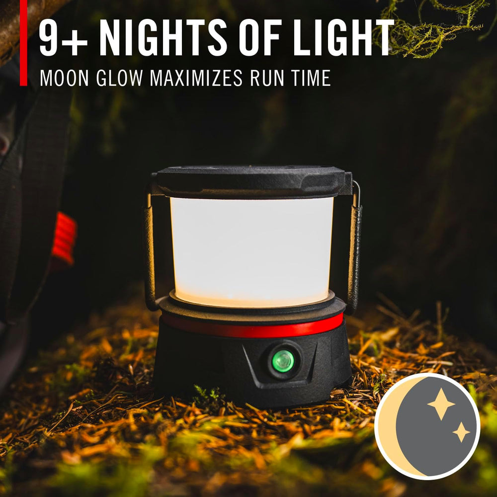 COAST EAL10R 500 Lumen Rechargeable Emergency Camping Lantern with Red Flashi...