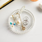 4 Inch Crystal Butterfly Ring Holder Dish Jewelry Tray Wedding Decor | Crystal Glass Butterfly Ring Holder for Rings Earrings Jewelry Engagement Wedding Gift for Women Mother Wife Bride Bridesmaid