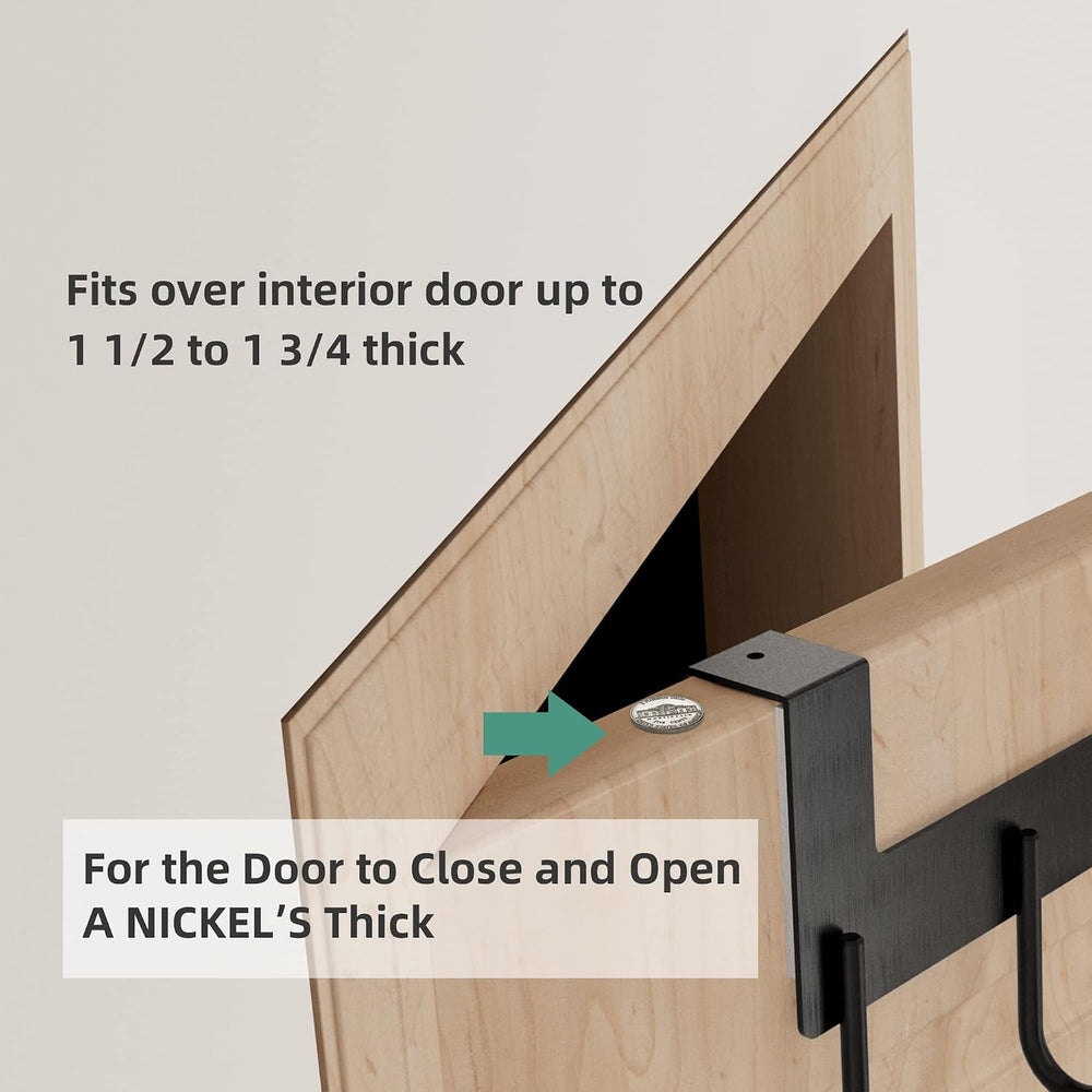 Over The Door Hooks Coat Rack,Over The Door Towel Hanger Drying Rack,Heavy Du...