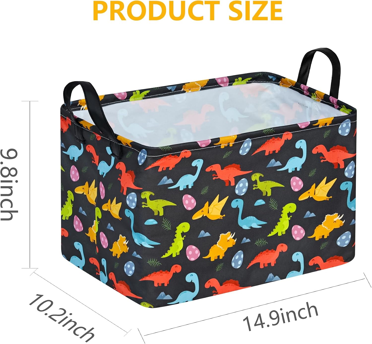 Easter Storage Basket Easter Bunny Storage Bin Collapsible Nursery Hamper Clothes Box Book Shelf Basket Easter Bunny Eggs Decor Easter Gifts