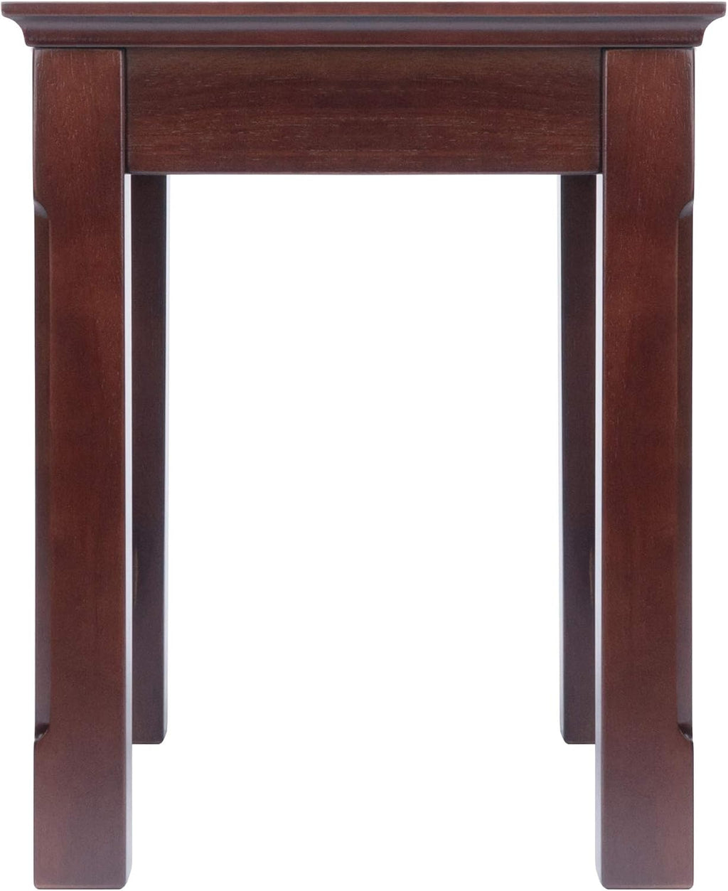 Winsome Xola Nesting Tables, Cappuccino | Small Square Coffee or End Table Set for Bedroom, Living Room, Den, Elegant Furniture for Any Home Decor