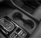LUWU 2026 Passport Center Console Cup Holder Compatible with 2023 2024 2025 Pilot & 2026 Passport Interior Accessories Center Console Silicone Cup Holder Insert 2025 Pilot Accessories Black