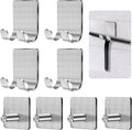 CGBE Razor Holder for Shower - 4 Packs Holder and Hooks, Self Adhesive Shaver Holder Hanger for Bathroom, Damage Free Wall Hooks for Razor Shaver Loofah Sponge