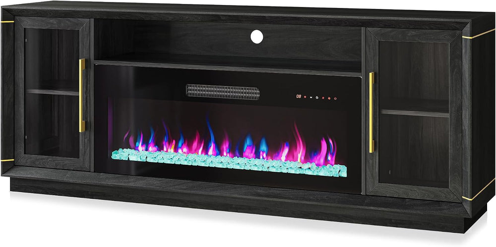 BELLEZE 74" Extra Large TV Stand for TVs Up to 85", Media Console T...