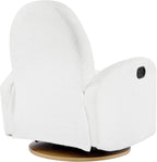 Merax Boucle 360 Swivel & Glider Recliner Chair, Adjustable Nursery Glider Rocker for Living Room, Bedroom Beige